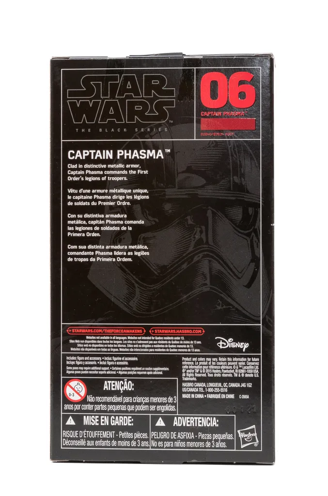 Captain Phasma Figur Star Wars The Black Series Actionfigur 06 Hasbro B3840 NEU 4 Captain Phasma Figur Star Wars The Black Series Actionfigur 06 Hasbro B3840 NEU – Bild 2