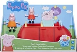 Hasbro Peppa Pig Peppa’s Adventures Peppas Rotes Familienauto Vorschulspielzeug, Sprache Und Soundeffekte, Enthält 2 Figuren, Ab 3 Jahren Geeignet