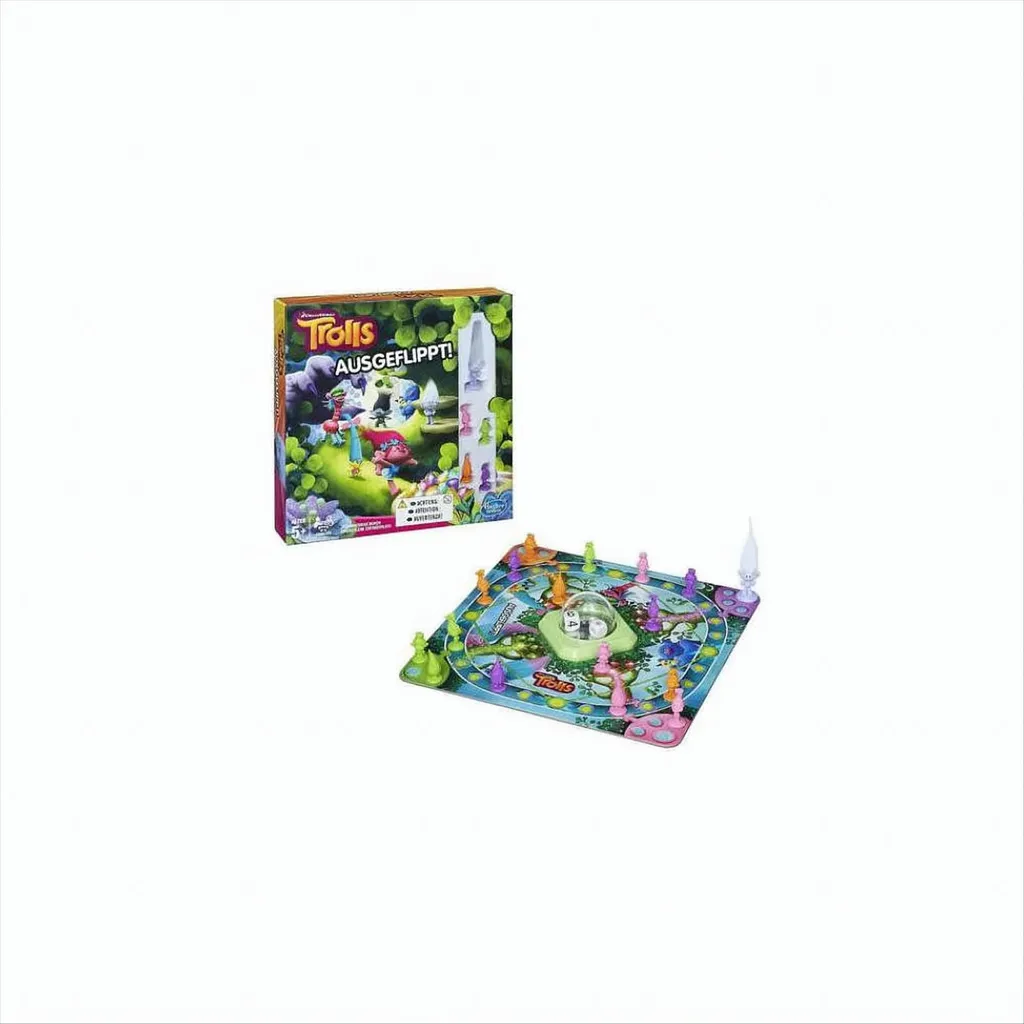 Hasbro Gaming - Ausgeflippt! Trolls B8441100 5 Hasbro Gaming - Ausgeflippt! Trolls B8441100 – Bild 3