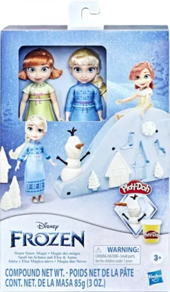 Hasbro Disney Frozen Sister Snow Magic, Modepuppe, Weiblich, 3 Jahr(e), Mädchen, 90 G, Mehrfarbig