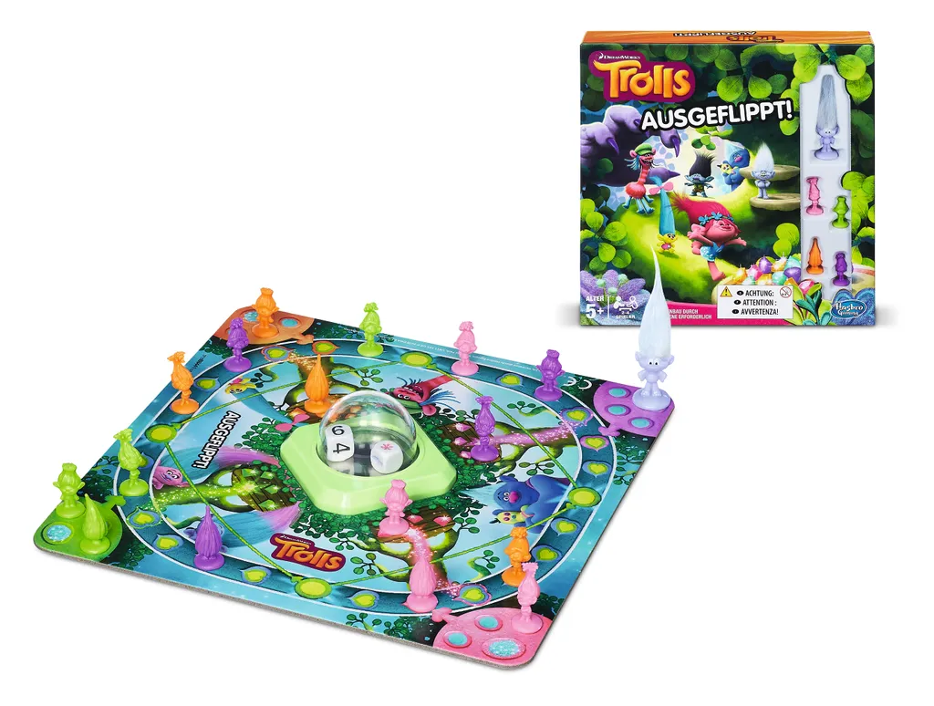 Hasbro Gaming - Ausgeflippt! Trolls B8441100 3 Hasbro Gaming - Ausgeflippt! Trolls B8441100