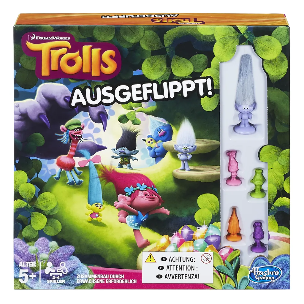Hasbro Gaming - Ausgeflippt! Trolls B8441100 6 Hasbro Gaming - Ausgeflippt! Trolls B8441100 – Bild 4