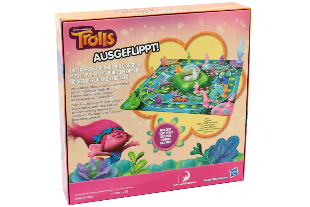 Hasbro Gaming - Ausgeflippt! Trolls B8441100 13 Hasbro Gaming - Ausgeflippt! Trolls B8441100 – Bild 11