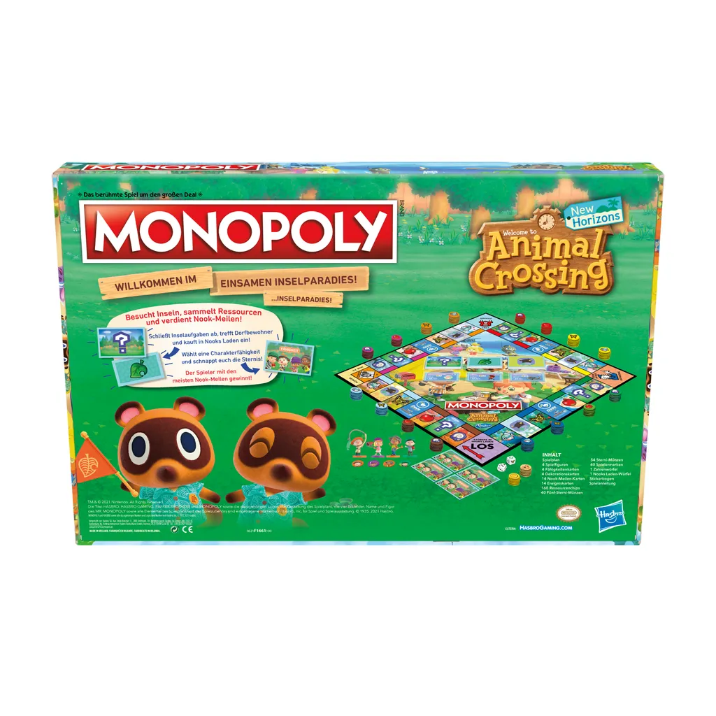 Hasbro - Monopoly - Animal Crossing New Horizons Brettspiel Gesellschaftsspiel Deutsch 4 Hasbro - Monopoly - Animal Crossing New Horizons Brettspiel Gesellschaftsspiel Deutsch – Bild 2