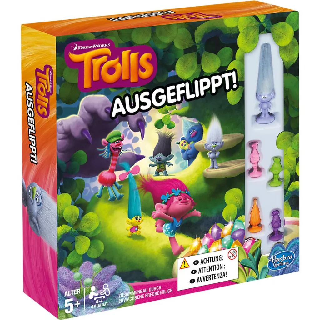 Hasbro Gaming - Ausgeflippt! Trolls B8441100 14 Hasbro Gaming - Ausgeflippt! Trolls B8441100 – Bild 12