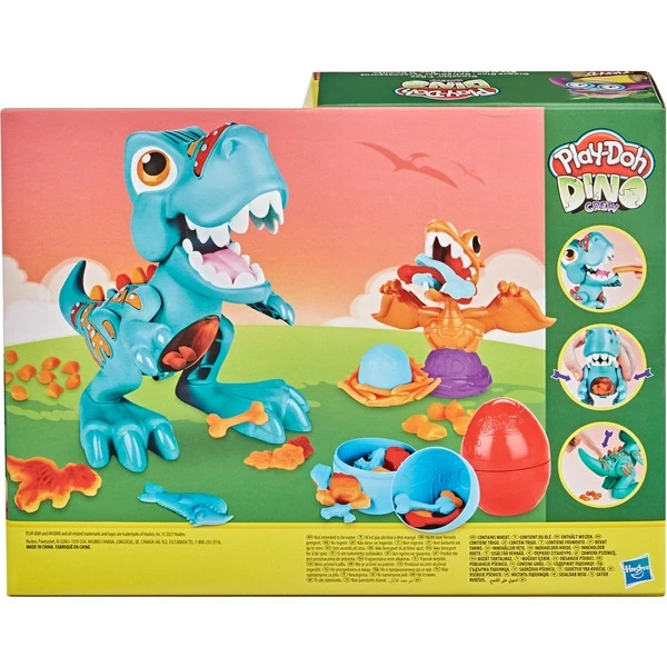 Hasbro Play-Doh Dino Crew Gefräßiger Tyrannosaurus, Kneten 6 Hasbro Play-Doh Dino Crew Gefräßiger Tyrannosaurus, Kneten – Bild 4