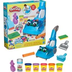 Hasbro Play-Doh Zoom Zoom Saugen Und Aufräumen Set, Kneten