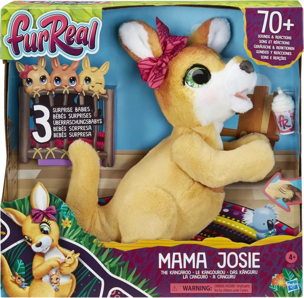 Hasbro E67245L0 Furreal Friends MAMA JOSIE THE KANGAROO 4 Hasbro E67245L0 Furreal Friends MAMA JOSIE THE KANGAROO – Bild 2